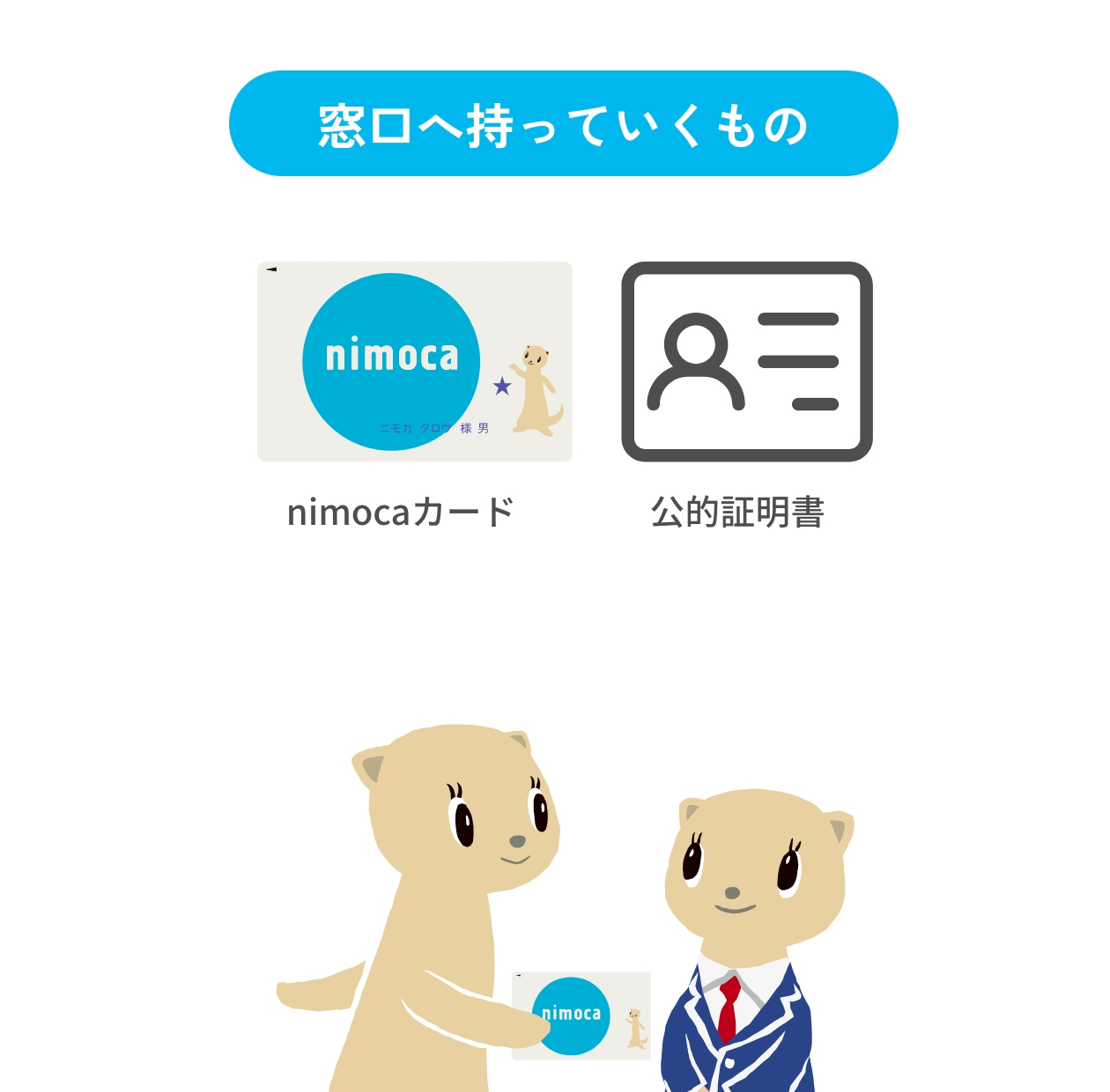 nimoca／スターnimocaの場合