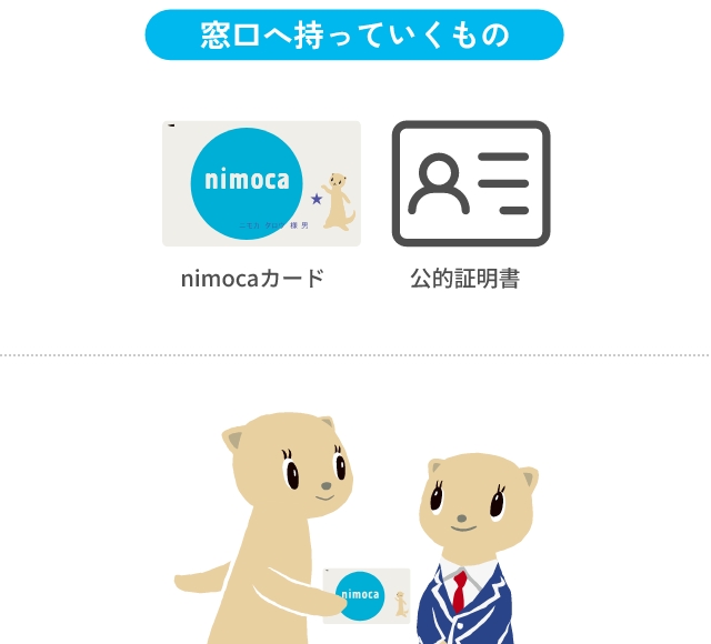 nimoca／スターnimocaの場合